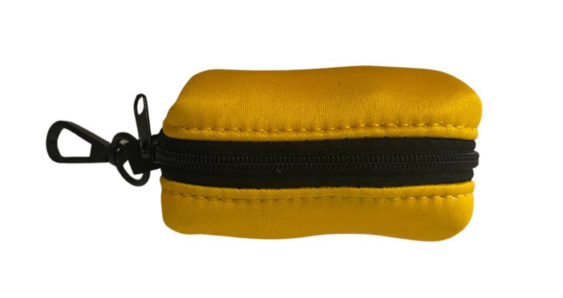 Neon Yellow Poop bag Holder