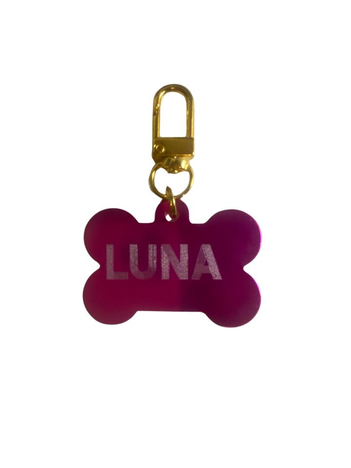 Metal Bone-Shaped Keychain