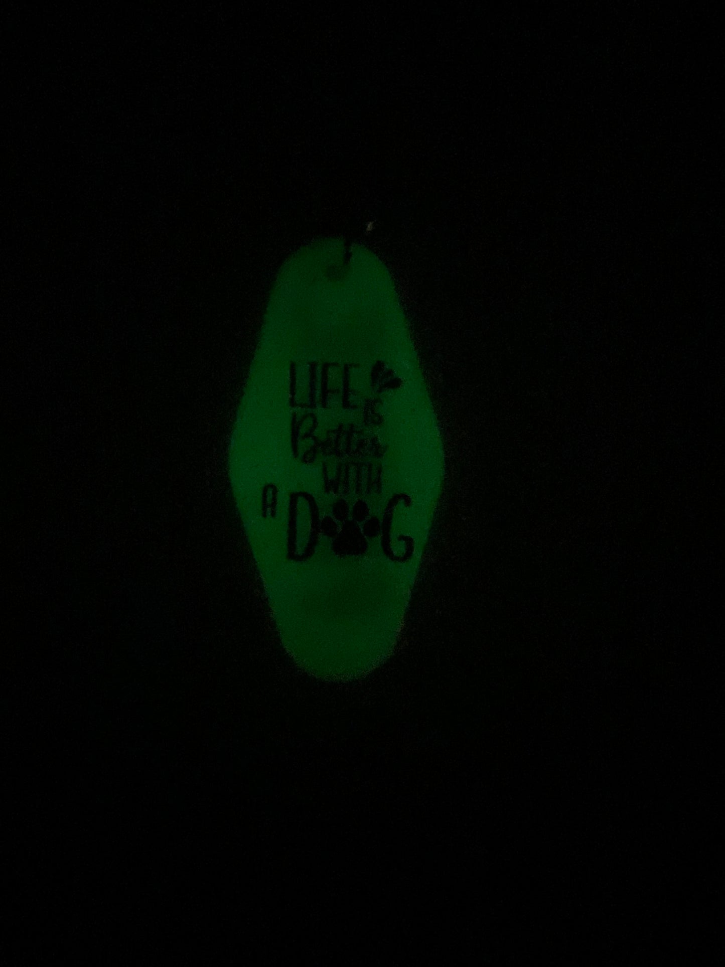 Custom Retro Motel Keychain