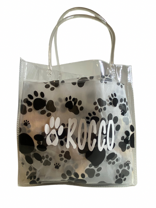 Personalised Paw Print Tote Bag